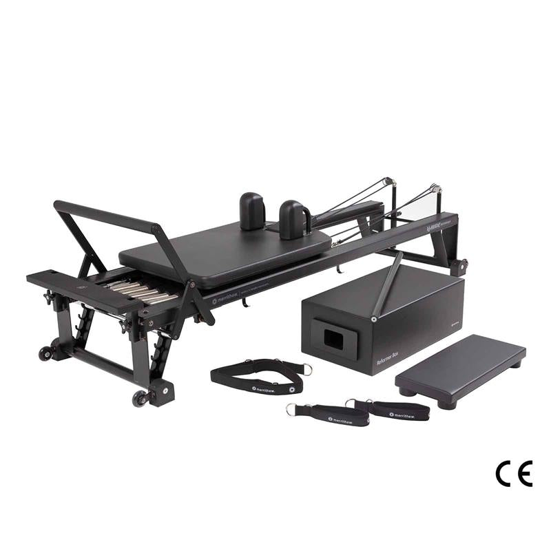 Merrithew V2 Max Reformer Jet Black Bundle — Pilates Reformer | Merrithew