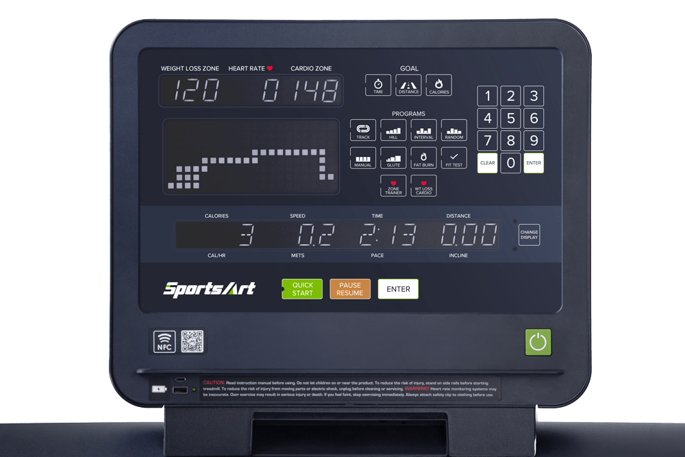 SportsArt ECO-NATURAL Essential Series Laufband T665