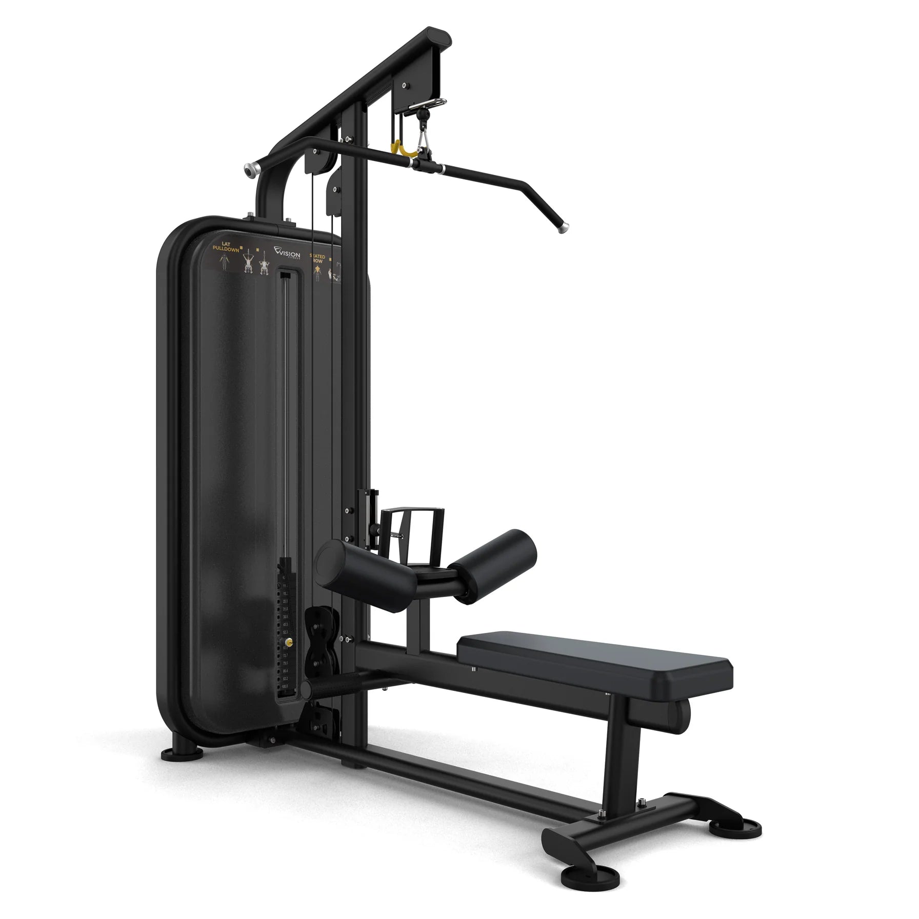 Vision Fitness Latzug / Rudern Sitzend Stack Weight