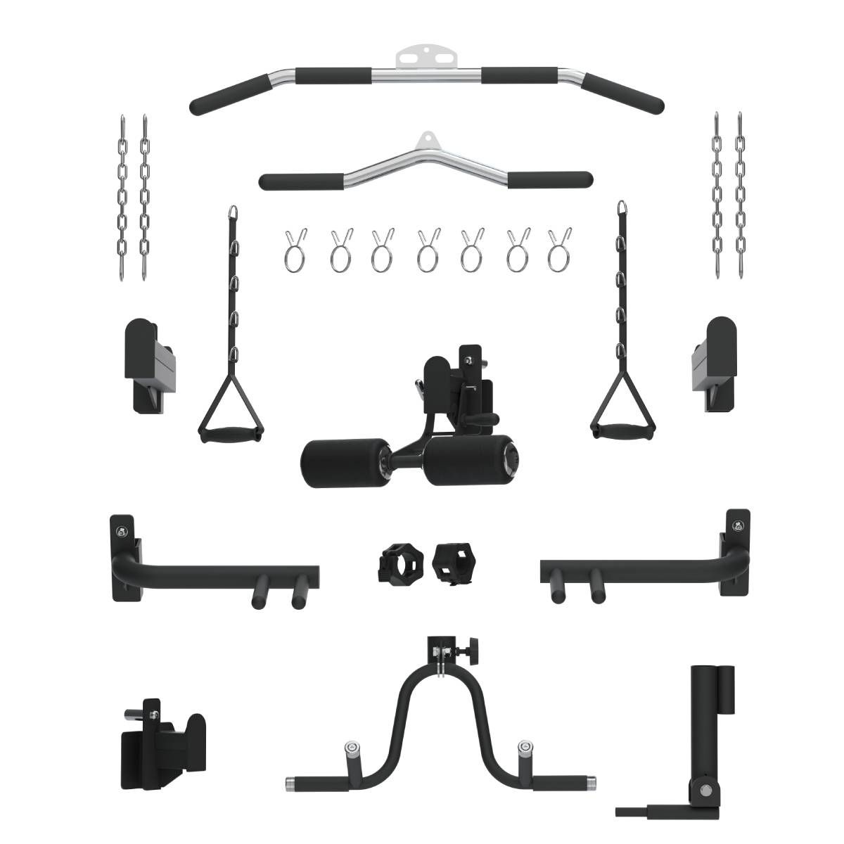 Titanium Strength All-in-One Trainer Doppelseilzug, Multipower und Power Rack R100