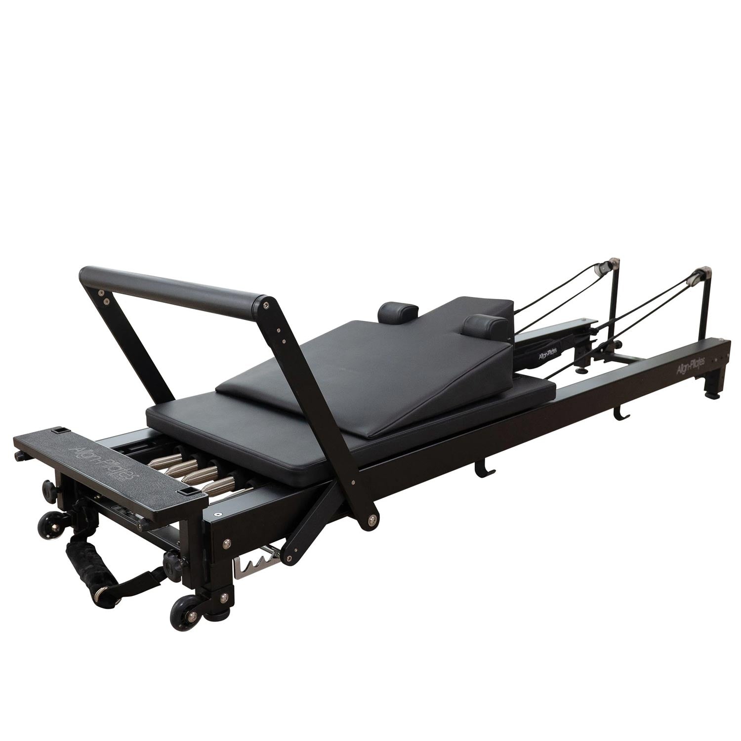 Align Pilates Postural Wedge – Detail Klettverschluss und PVC-Lederbezug