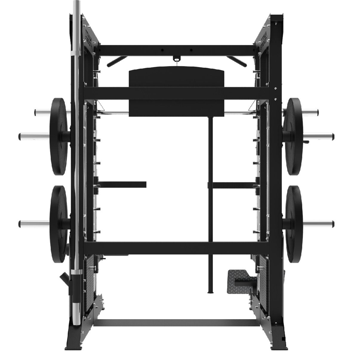 Titanium Stregth Multipower - Smith Machine mit Doppelseilzug und Rack 200kg B200 V3