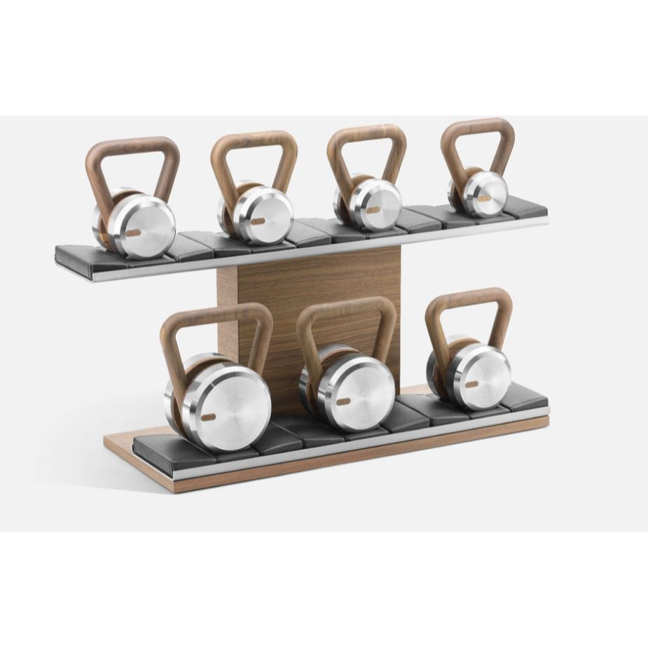 PENT. LOVA Kettlebell Set mit horizontalem Ständer