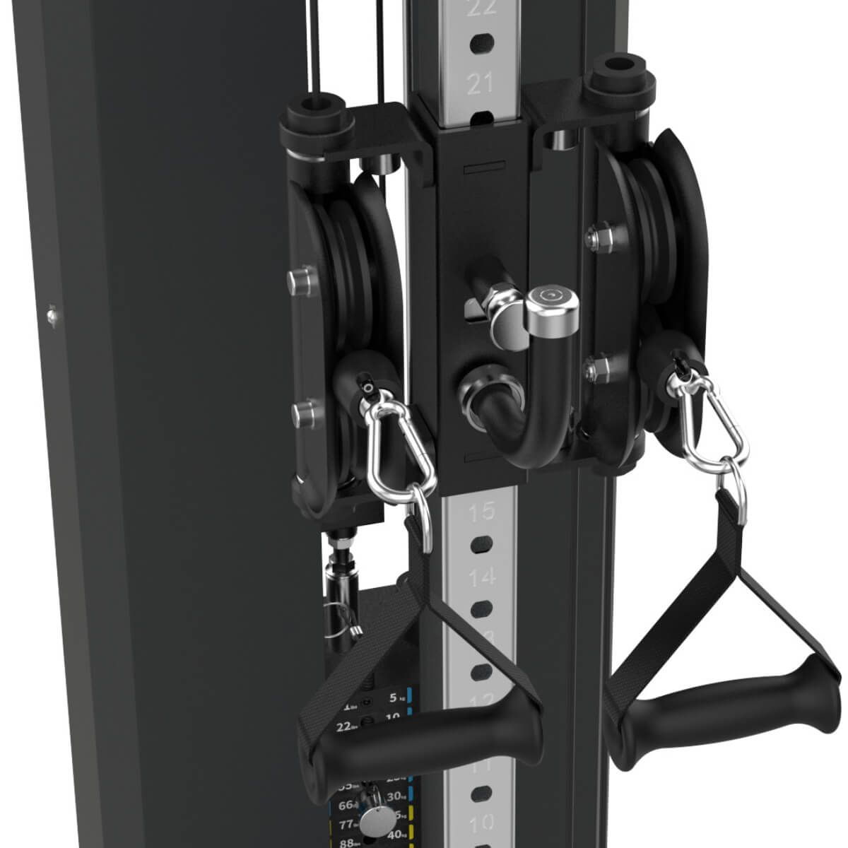Titanium Strength Black Series Kompakter Kabelzug für Wandmontage