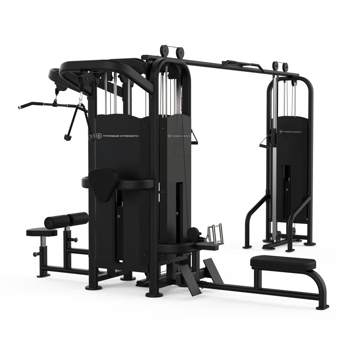 Titanium Strength Black Series 5 Stationen Multifunktionsturm