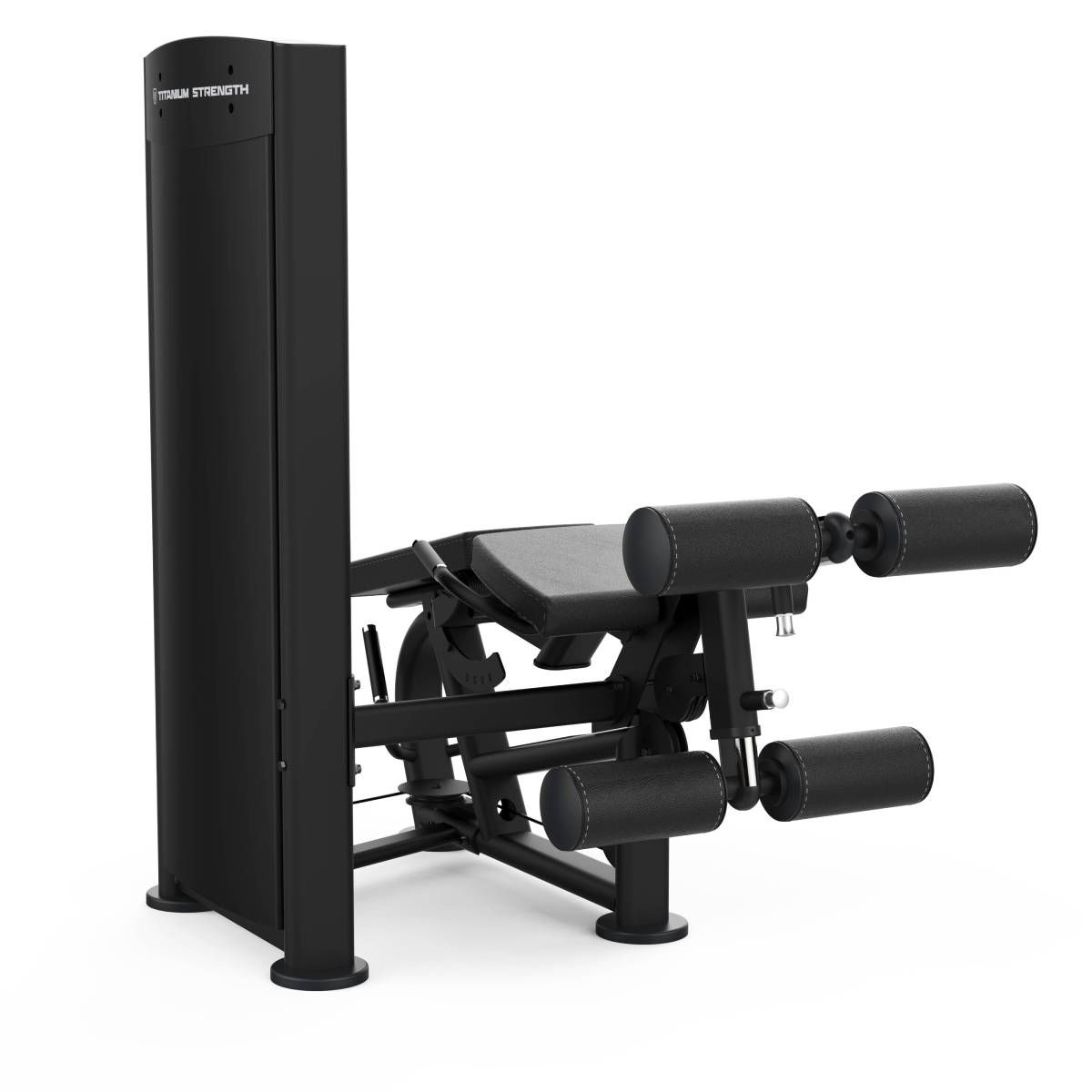 Titanium Strength Black Series Liegender Beinbeuger und Beinstrecker Maschine