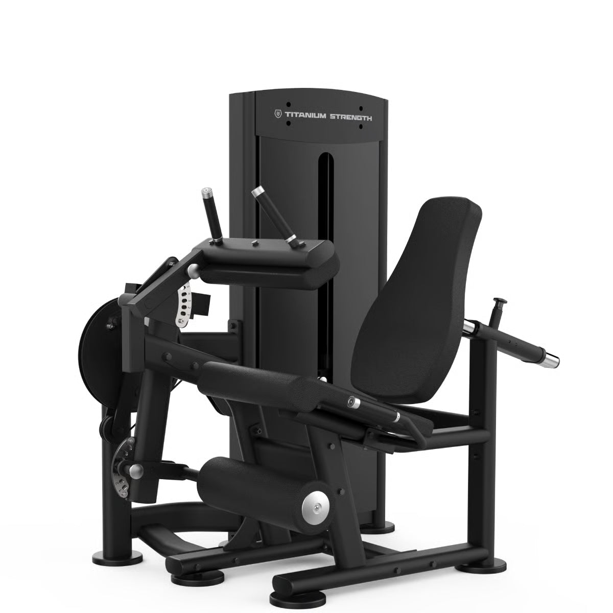 Titanium Strength Black Series Sitzender Beinbeuger und Beinstrecker Maschine