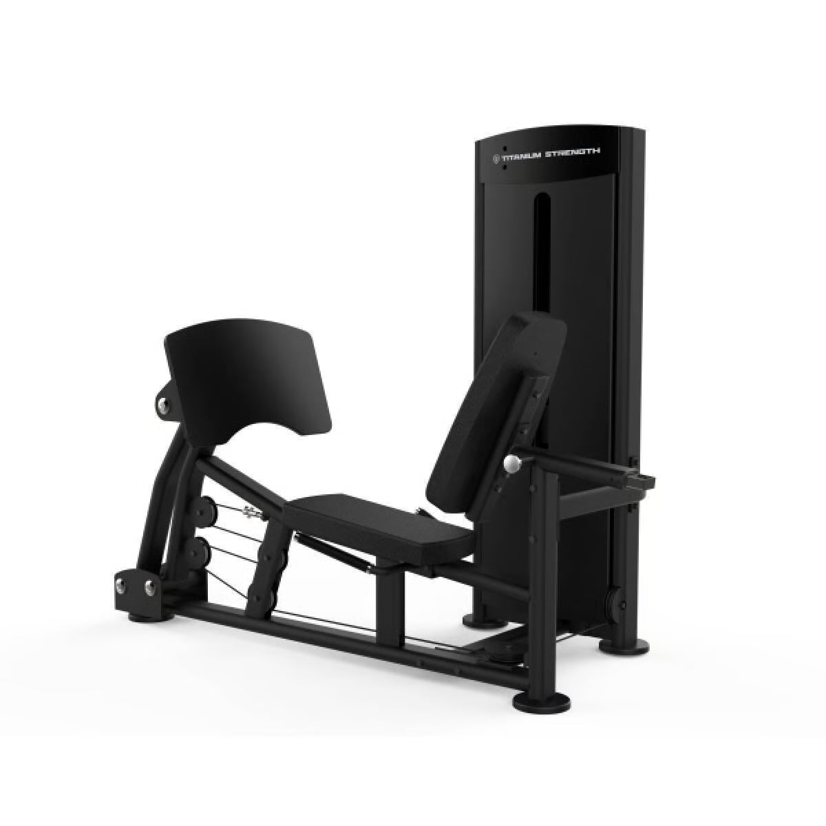 Titanium Strength Black Series Sitzende Beinpresse und Wadenheben