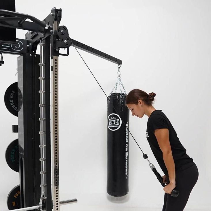 ForceUSA G20 V2 Pro All-In-One Trainer - Smith Machine, Functional Trainer, Power Rack, Beinpresse und Ruderstation