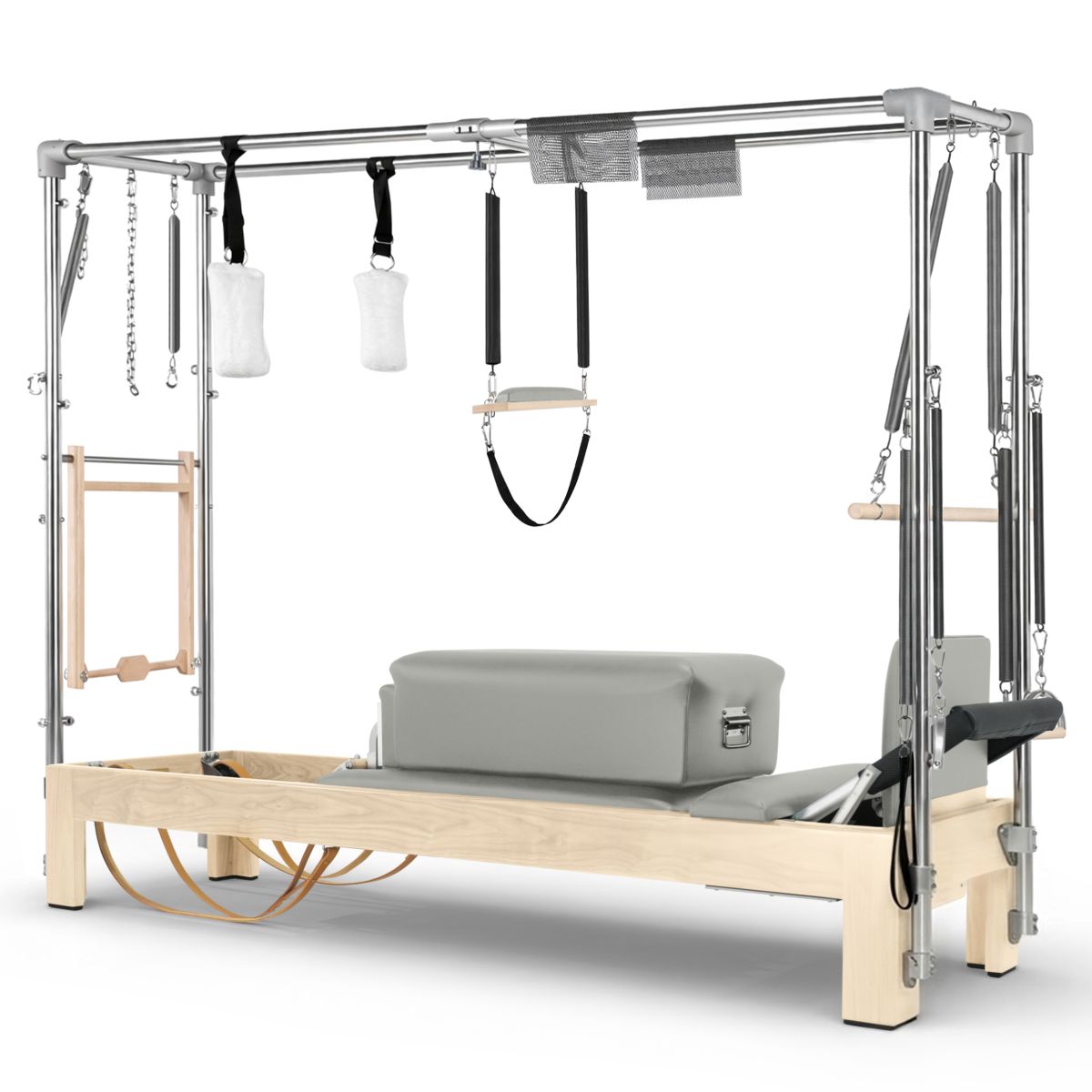 Elina Pilates Klassischer Reformer Cadillac aus Naturholz