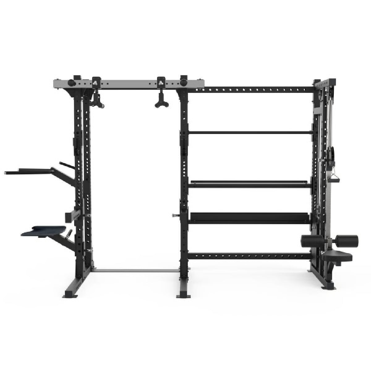 Titanium Strength Elite Series Half Rack mit Seilzug und Regale E70