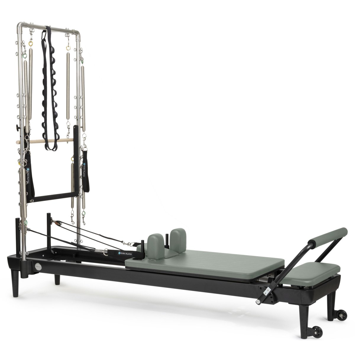Elina Pilates Nubium Reformer mit Half Cadillac Black Edition