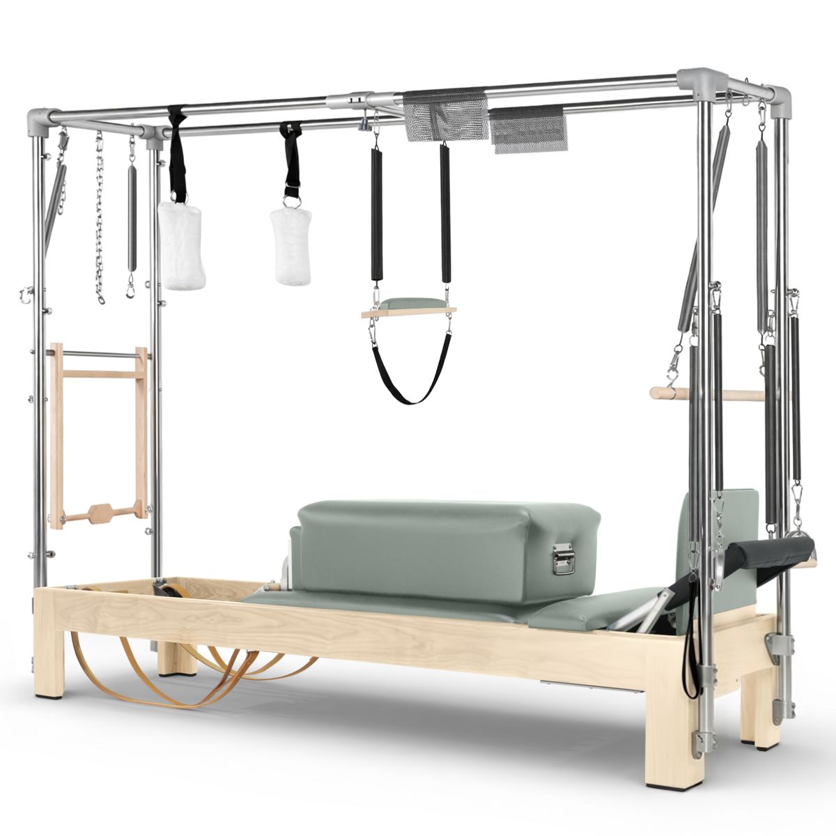 Elina Pilates Klassischer Reformer Cadillac aus Naturholz