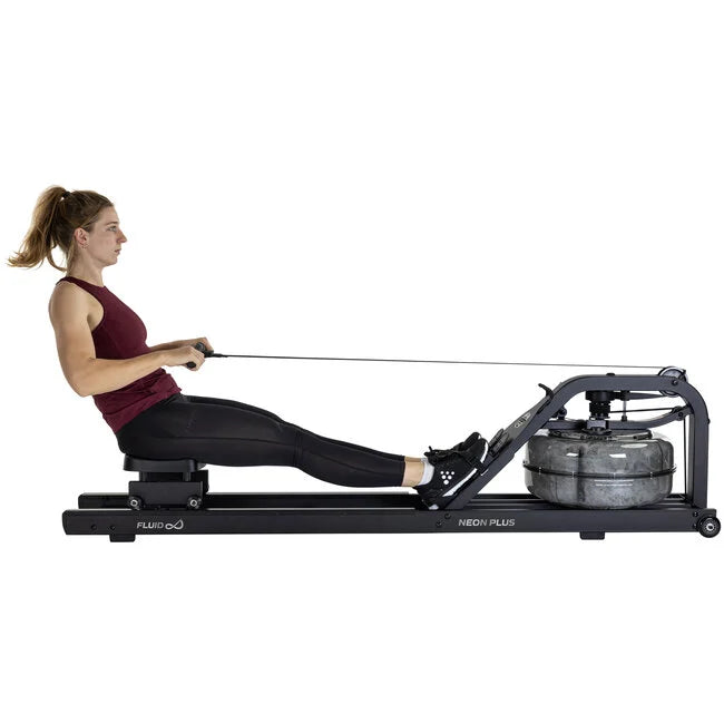 Fluid Rower Rudergerät Neon Plus Black