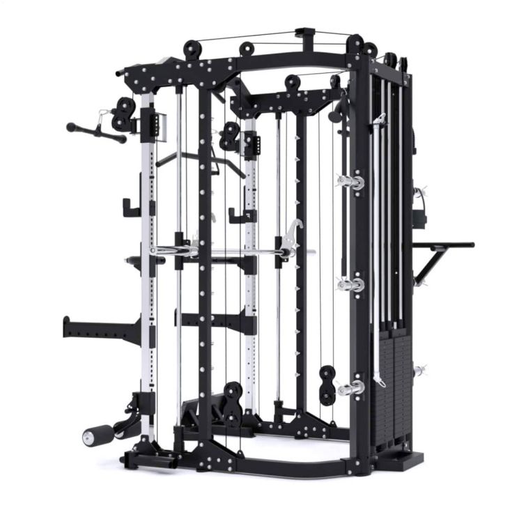 ForceUSA G12™ V2 All-In-One Trainer Double Pulley, Smith Machine, Multifunktionstrainer, Rack und Beinpresse