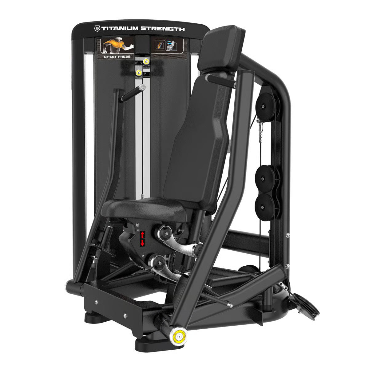 Titanium Strength Genesis Series unilaterale vertikale Brustpresse