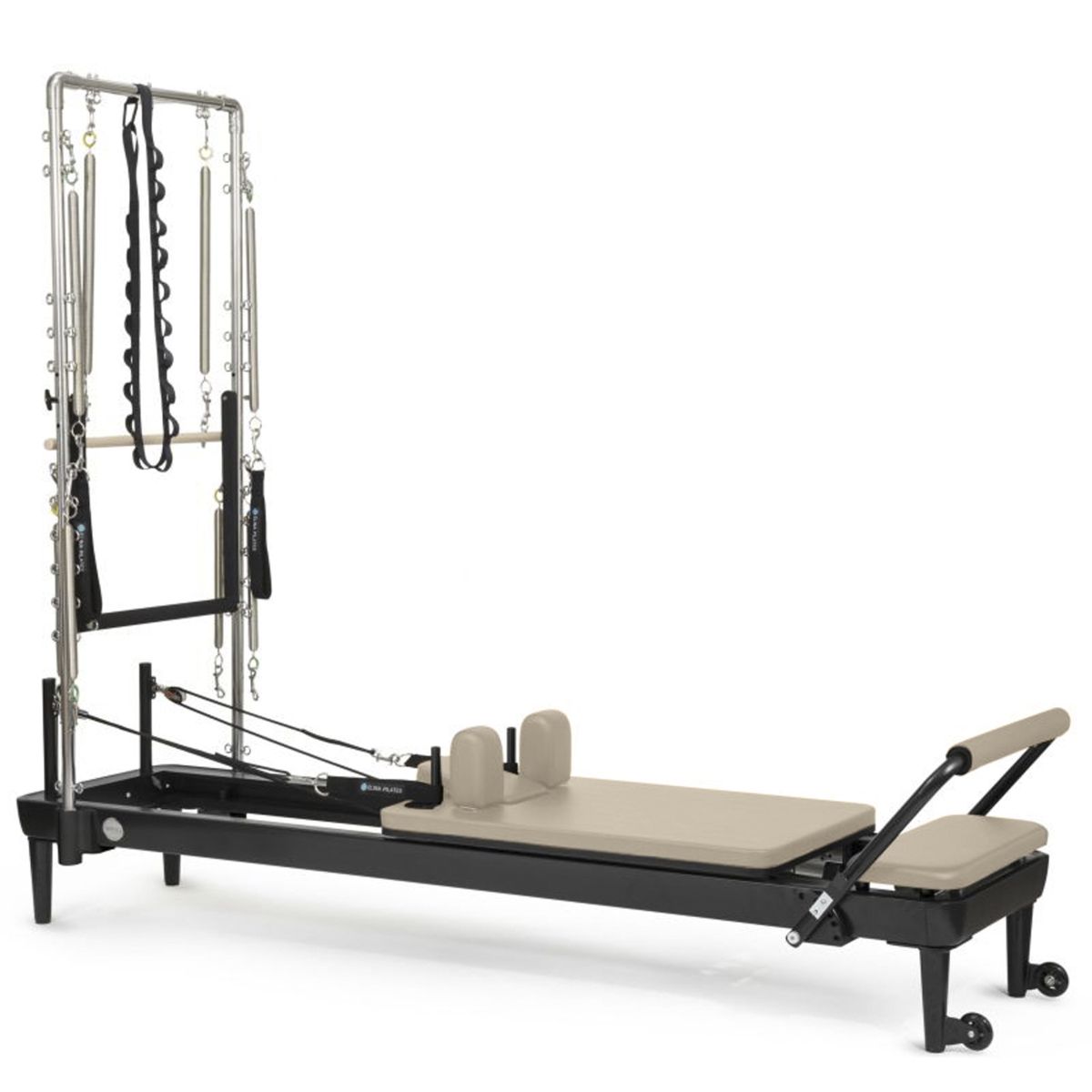 Elina Pilates Nubium Reformer mit Half Cadillac Black Edition