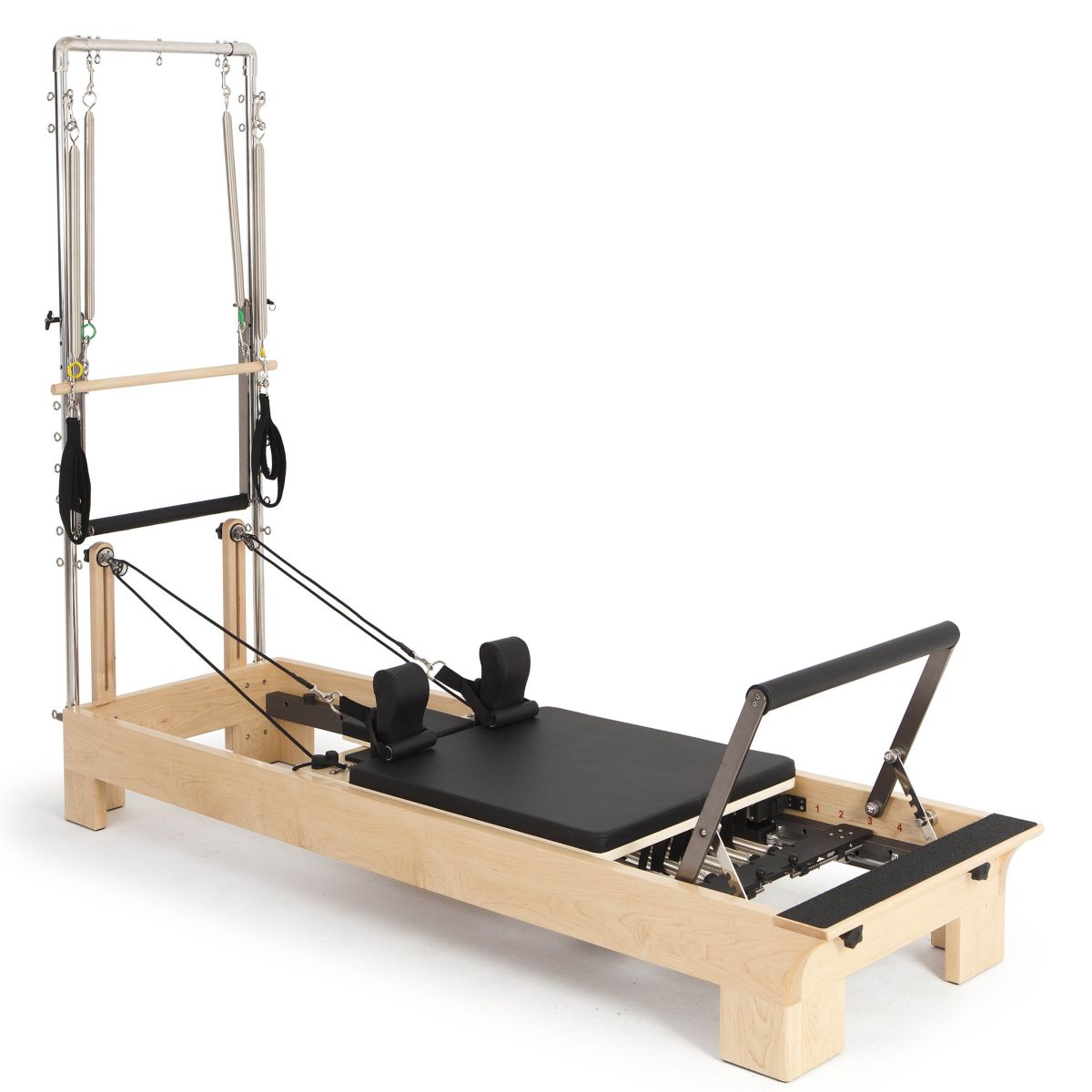 Elina Pilates Holz Reformer mit Half Cadillac – Ansicht 4 — Pilates Reformer | Elina Pilates