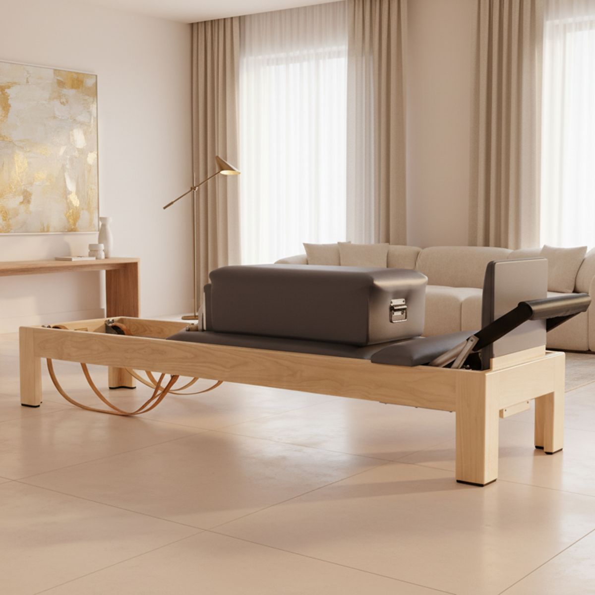 Elina Pilates Klassischer Reformer aus Naturholz