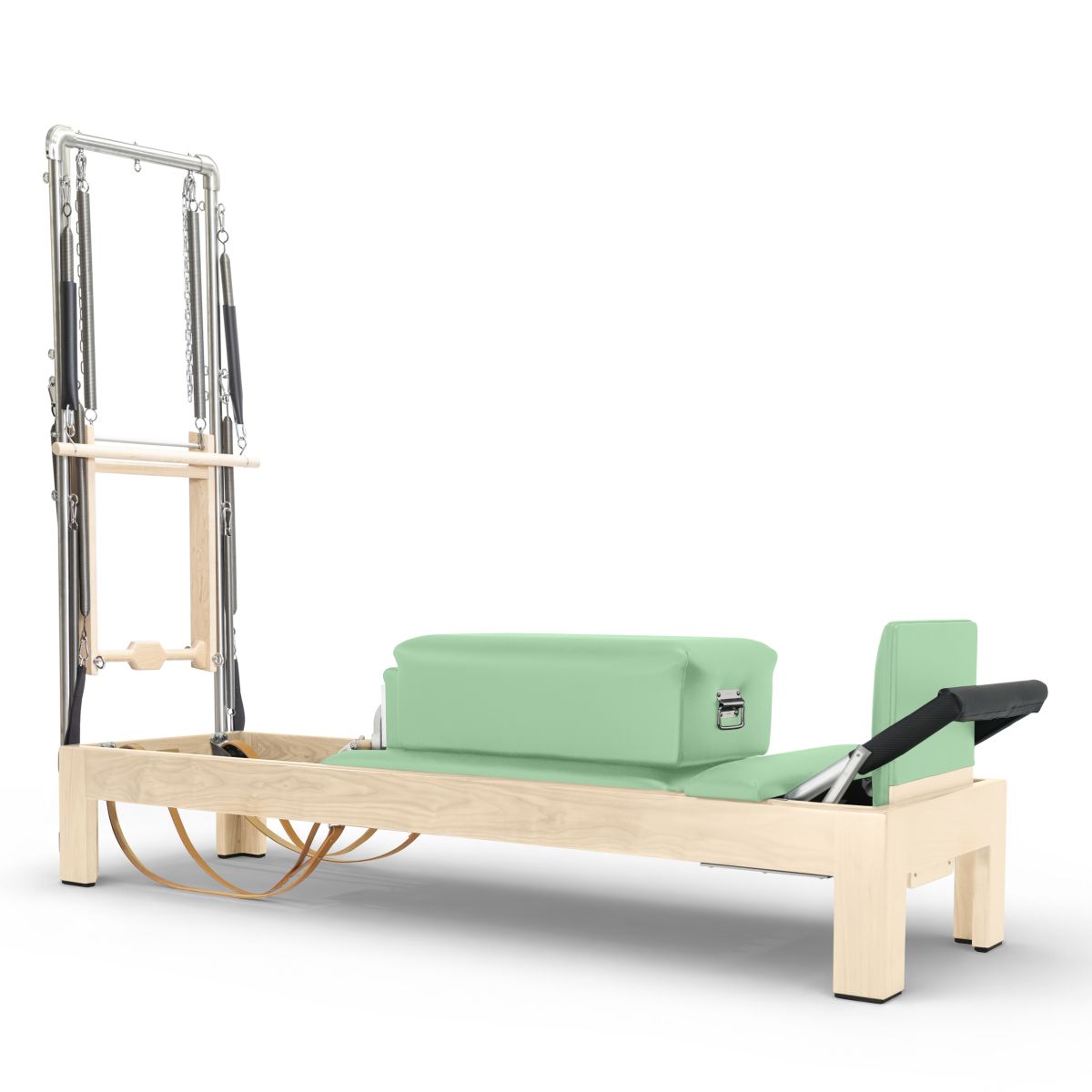 Elina Pilates Klassischer Reformer Naturholz 86" mit Half Cadilalc