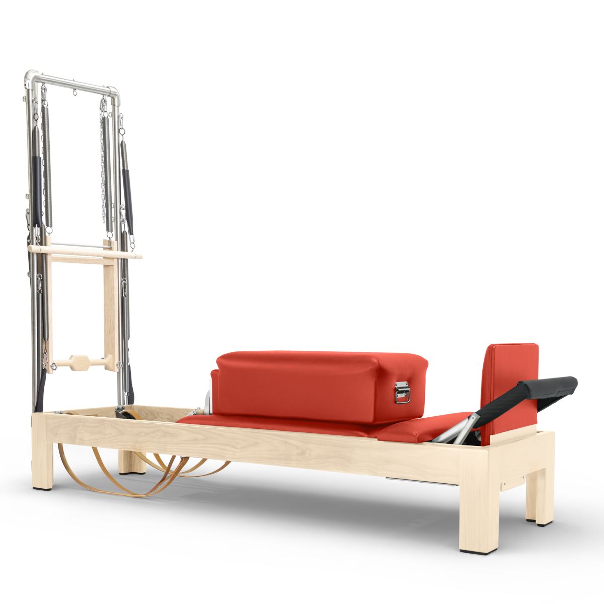 Elina Pilates Klassischer Reformer Naturholz 86" mit Half Cadilalc