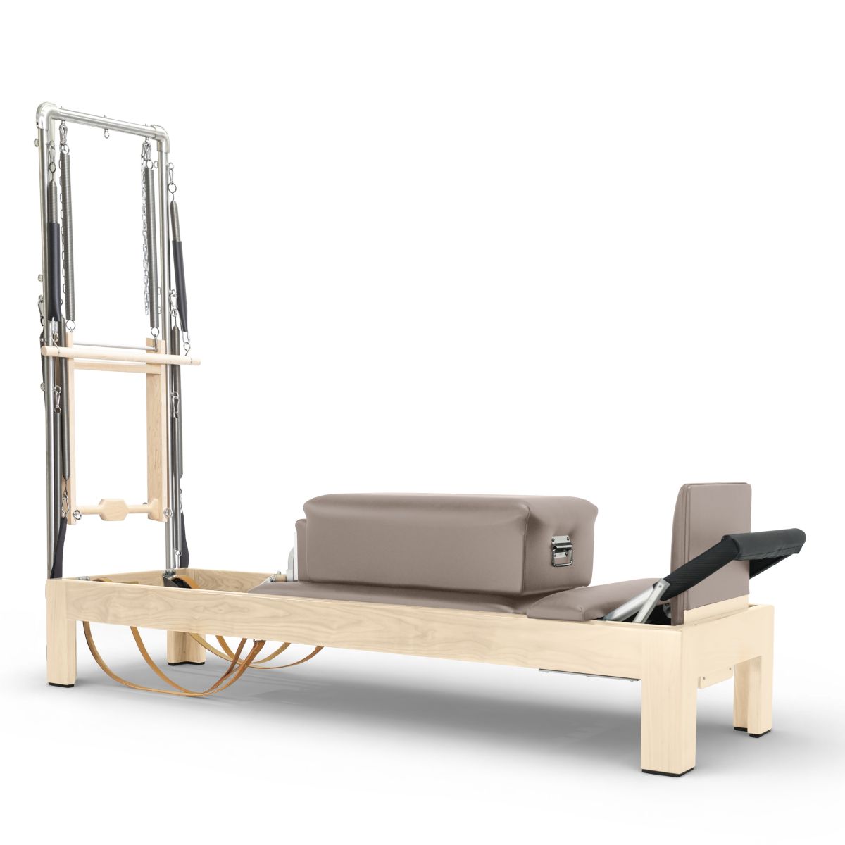Elina Pilates Klassischer Reformer Naturholz 86" mit Half Cadilalc