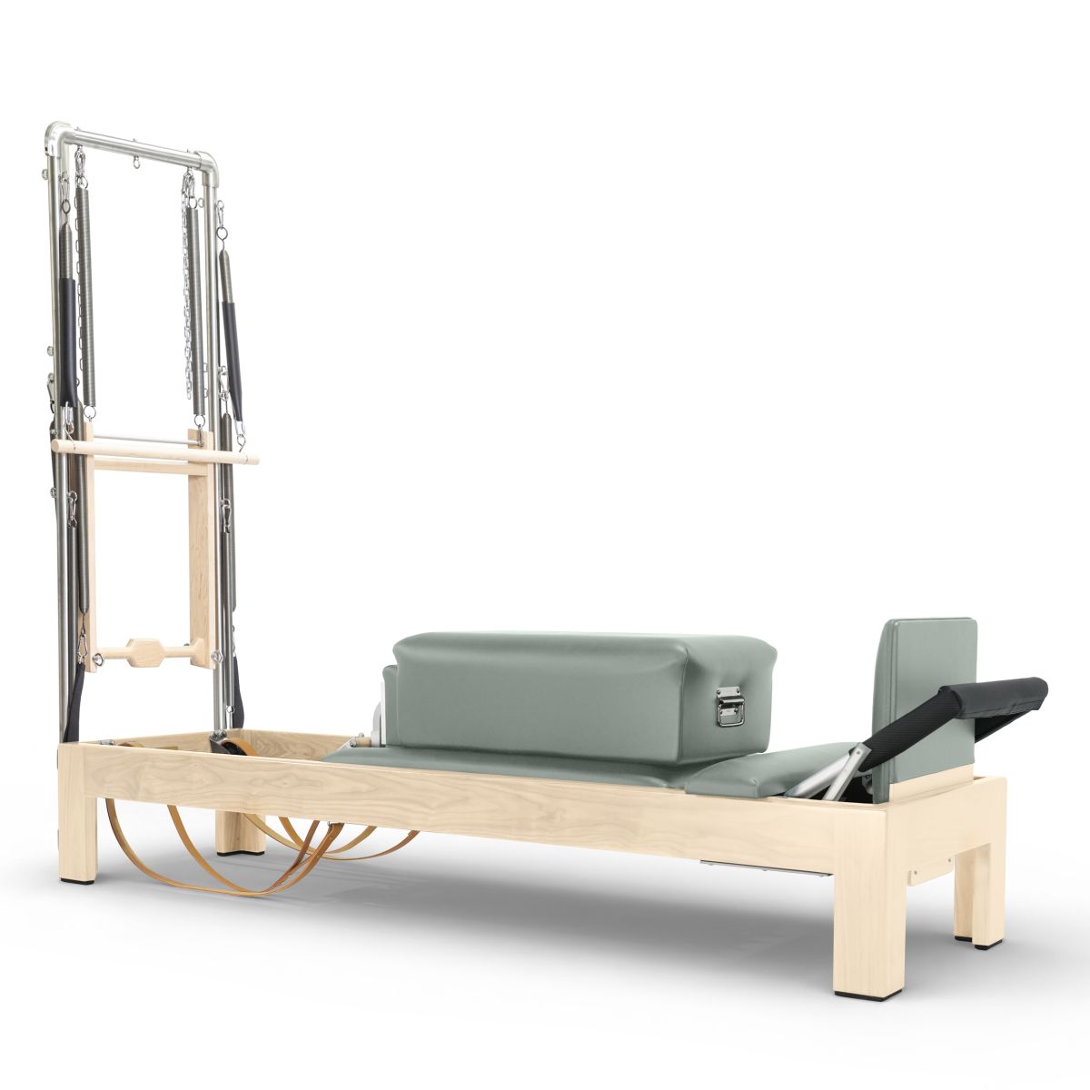 Elina Pilates Klassischer Reformer Naturholz 86" mit Half Cadilalc