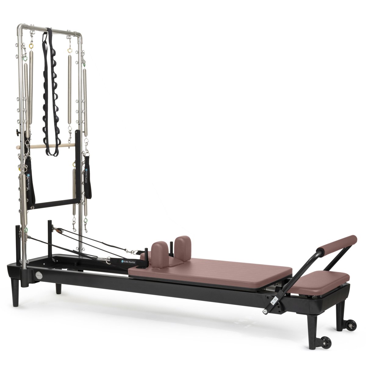 Elina Pilates Nubium Reformer mit Half Cadillac Black Edition