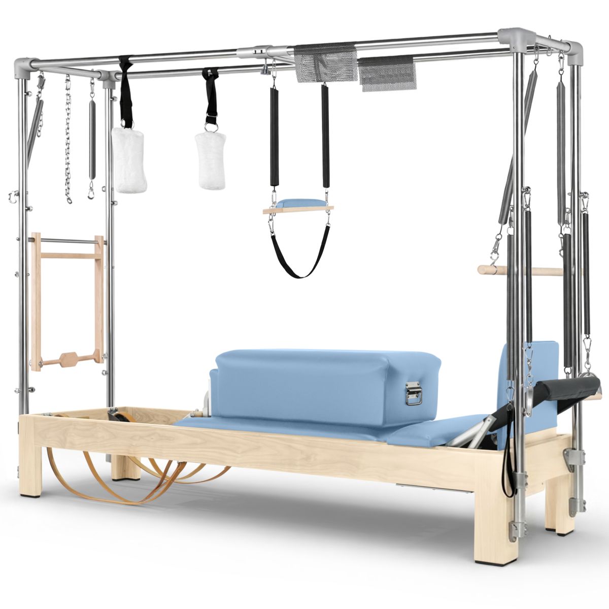 Elina Pilates Klassischer Reformer Cadillac aus Naturholz