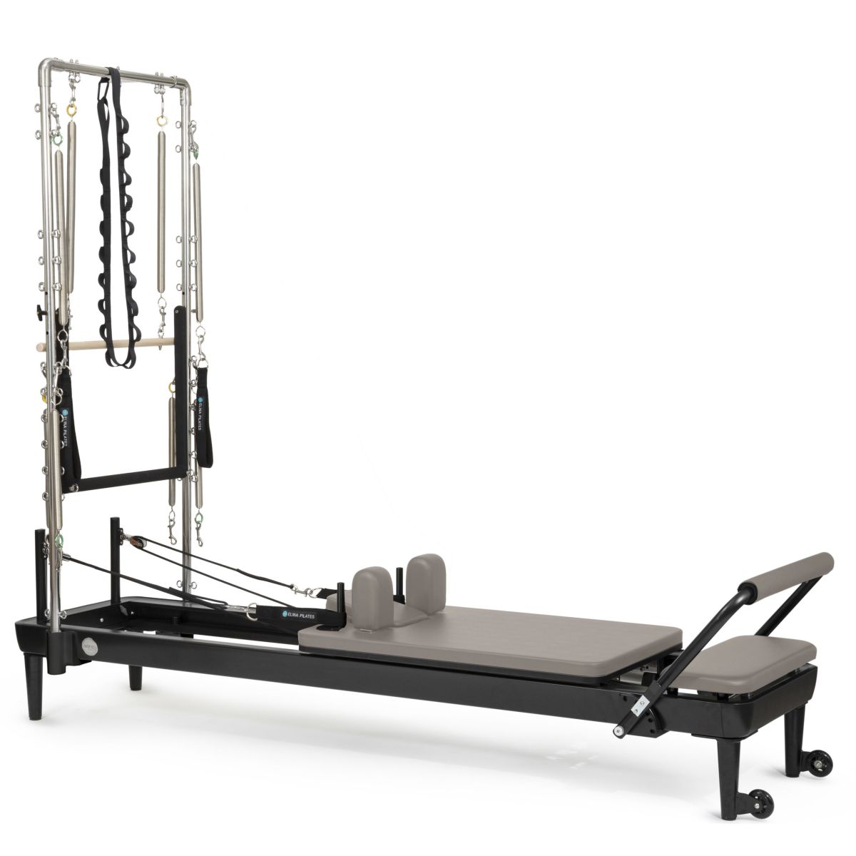Elina Pilates Nubium Reformer mit Half Cadillac Black Edition