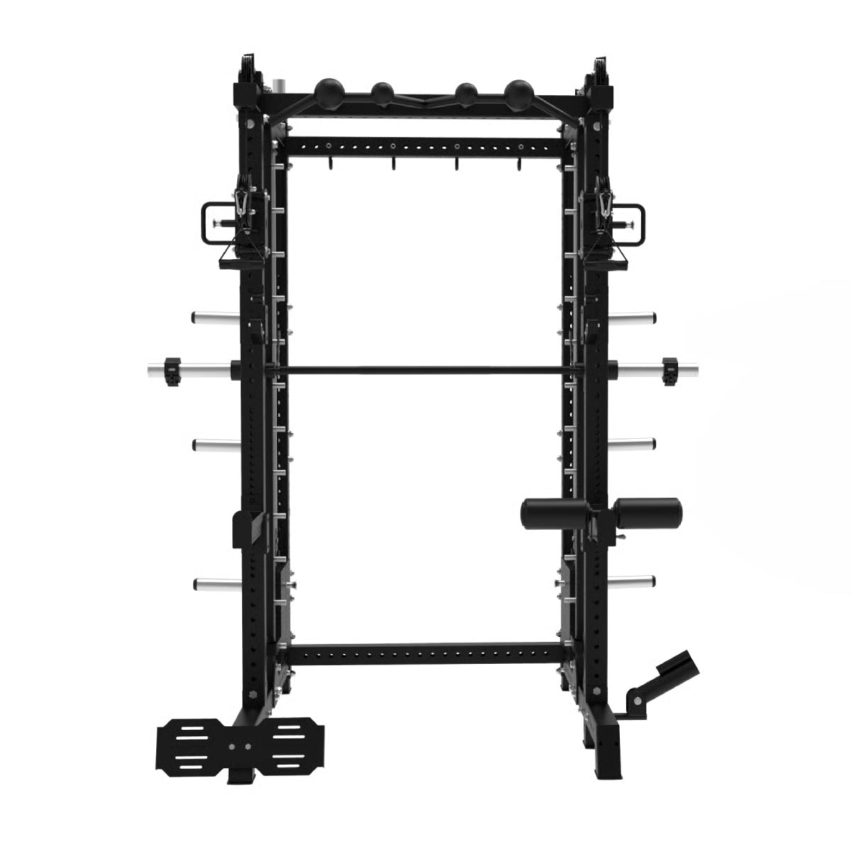 Titanium Strength Smith Maschine mit Doppelkabelzug und Rack B500 Pro
