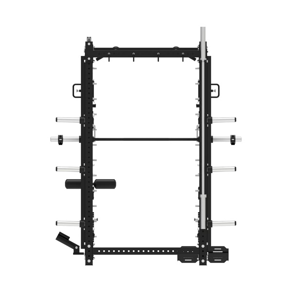 Titanium Strength Smith Maschine mit Doppelkabelzug und Rack B500 Pro