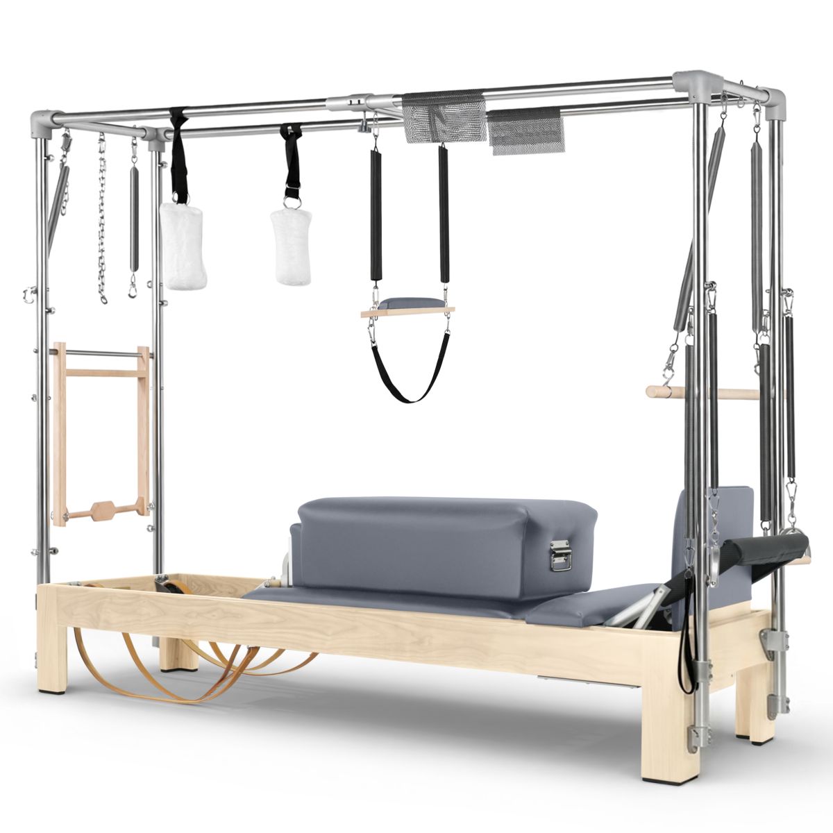 Elina Pilates Klassischer Reformer Cadillac aus Naturholz