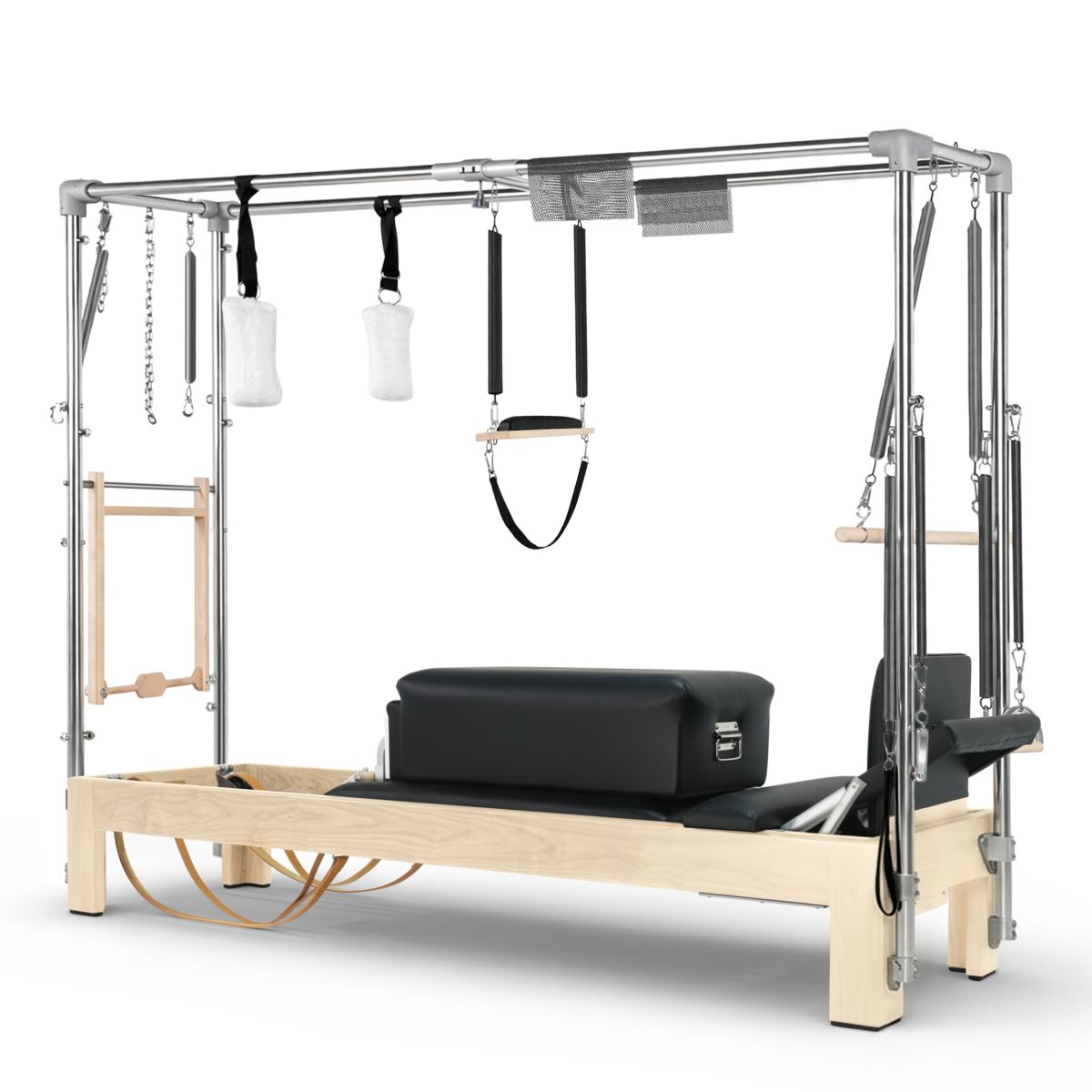 Elina Pilates Klassischer Reformer Cadillac aus Naturholz