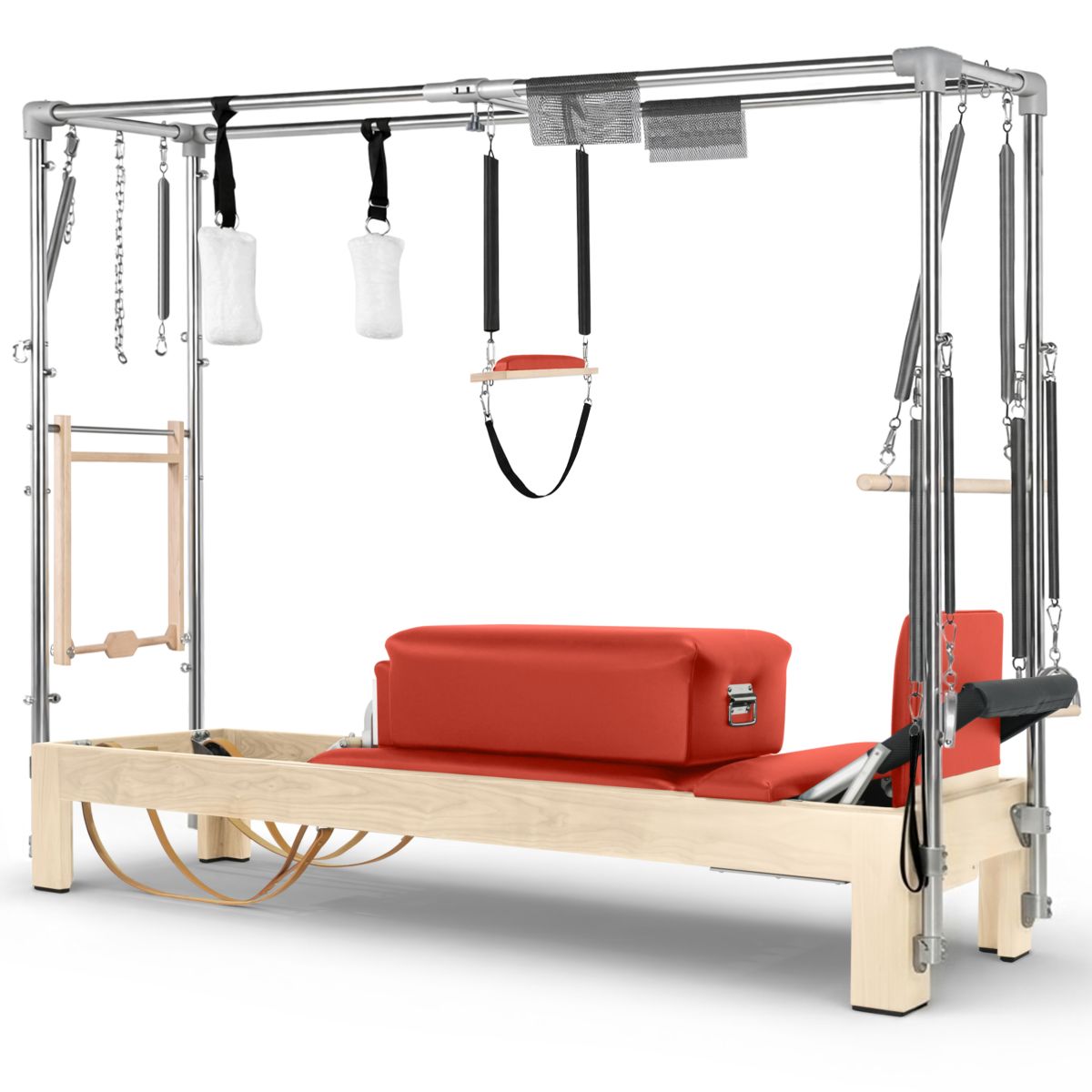 Elina Pilates Klassischer Reformer Cadillac aus Naturholz