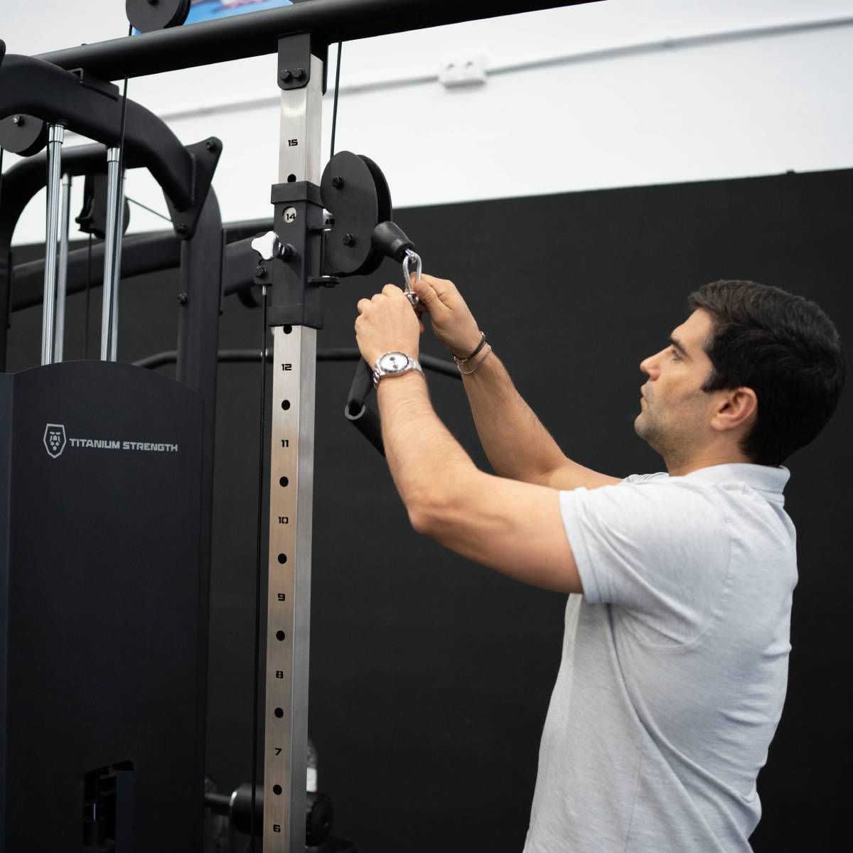 Titanium Strength Black Series 8 Stationen Turm
