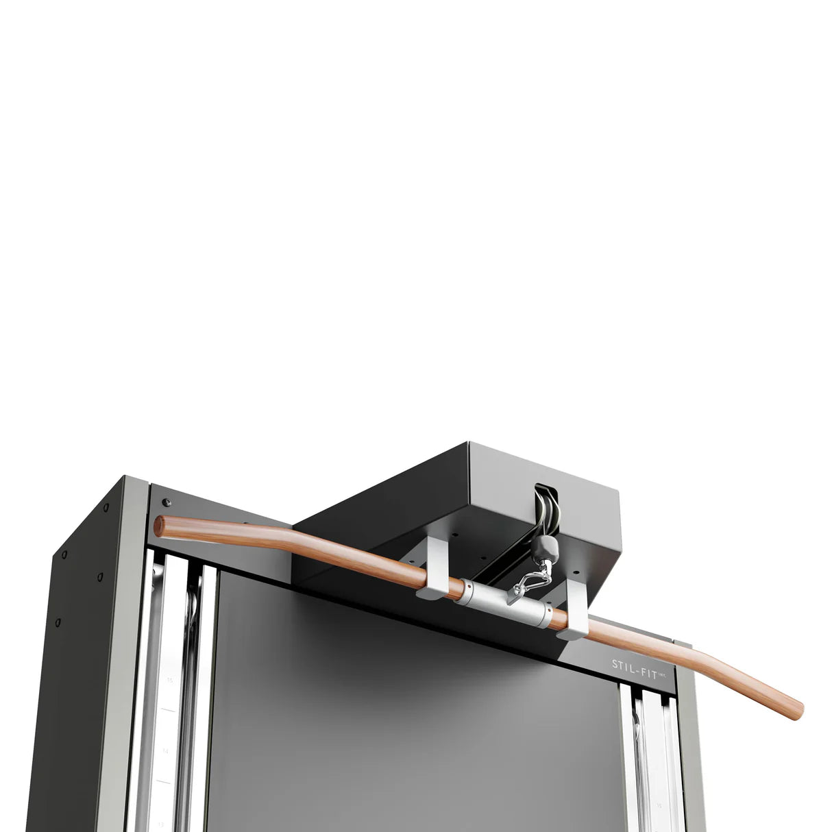 Stil-Fit Kabelzug PRO Walnuss – Detail Walnuss-Frontplatte