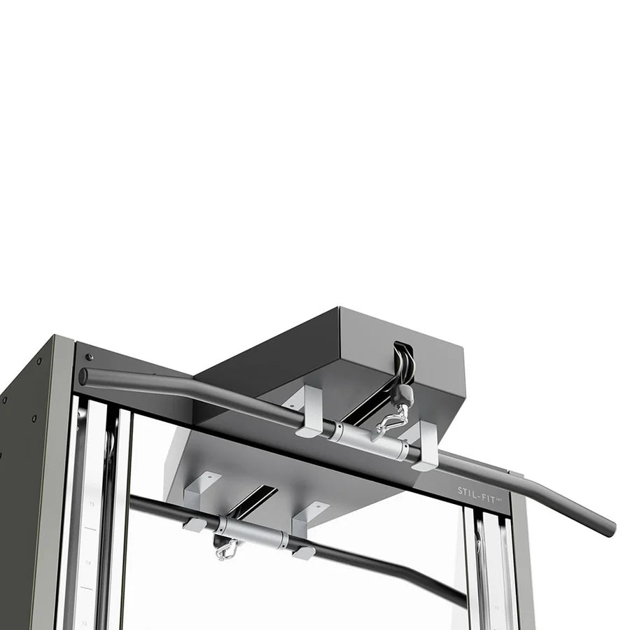 Stil-Fit Kabelzug PRO – Detail kugelgelagerte Holzgriffe