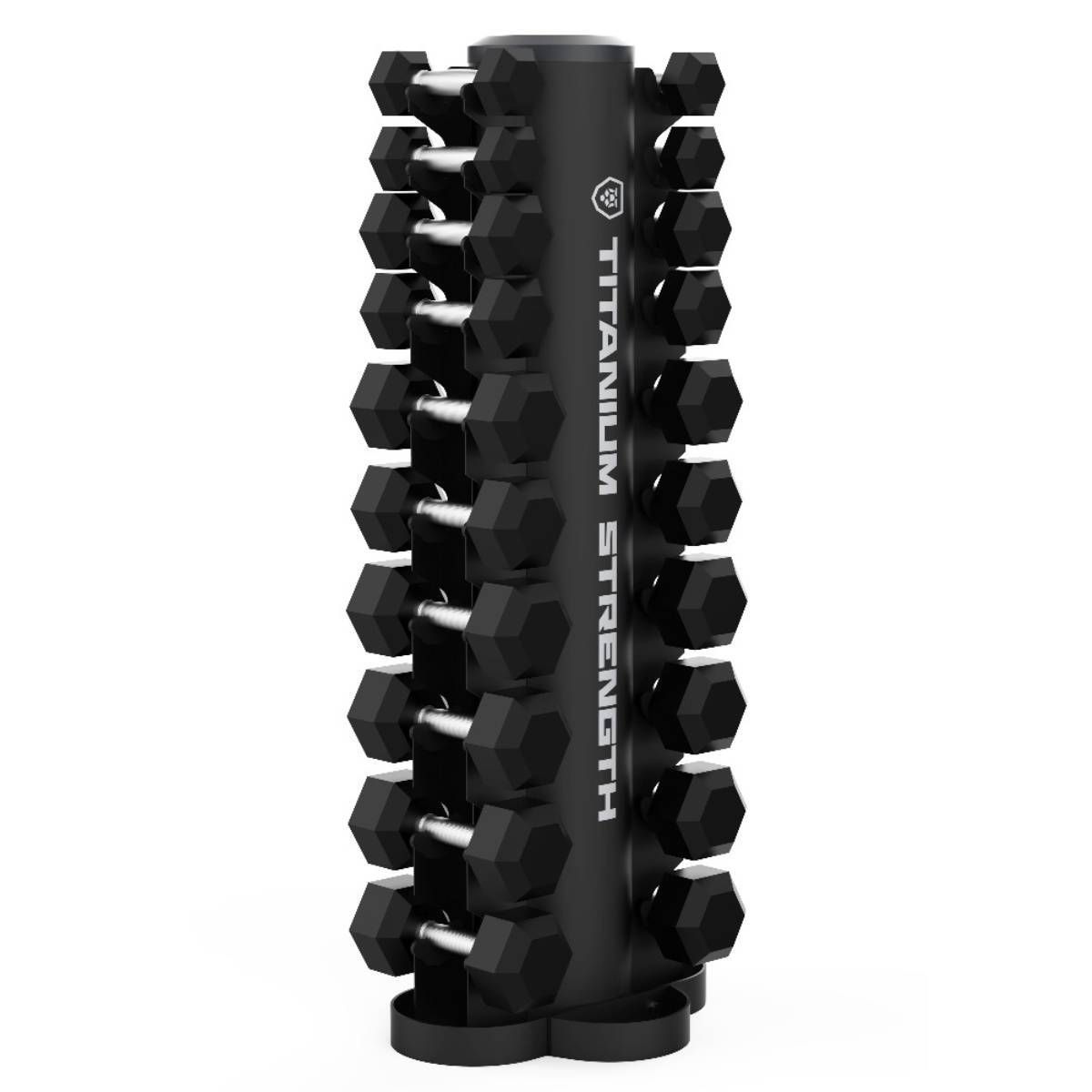Titanium Strength Kurzhantel-Set 1-10 kg mit vertikalem Rack