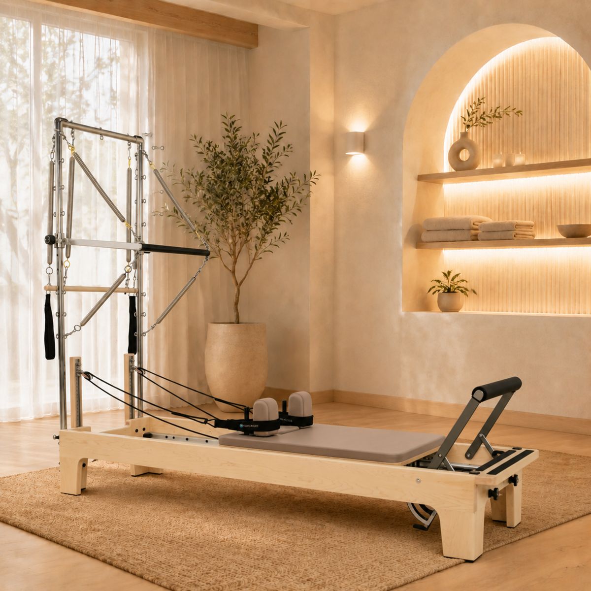Elina Pilates The Club Reformer mit Half Cadillac