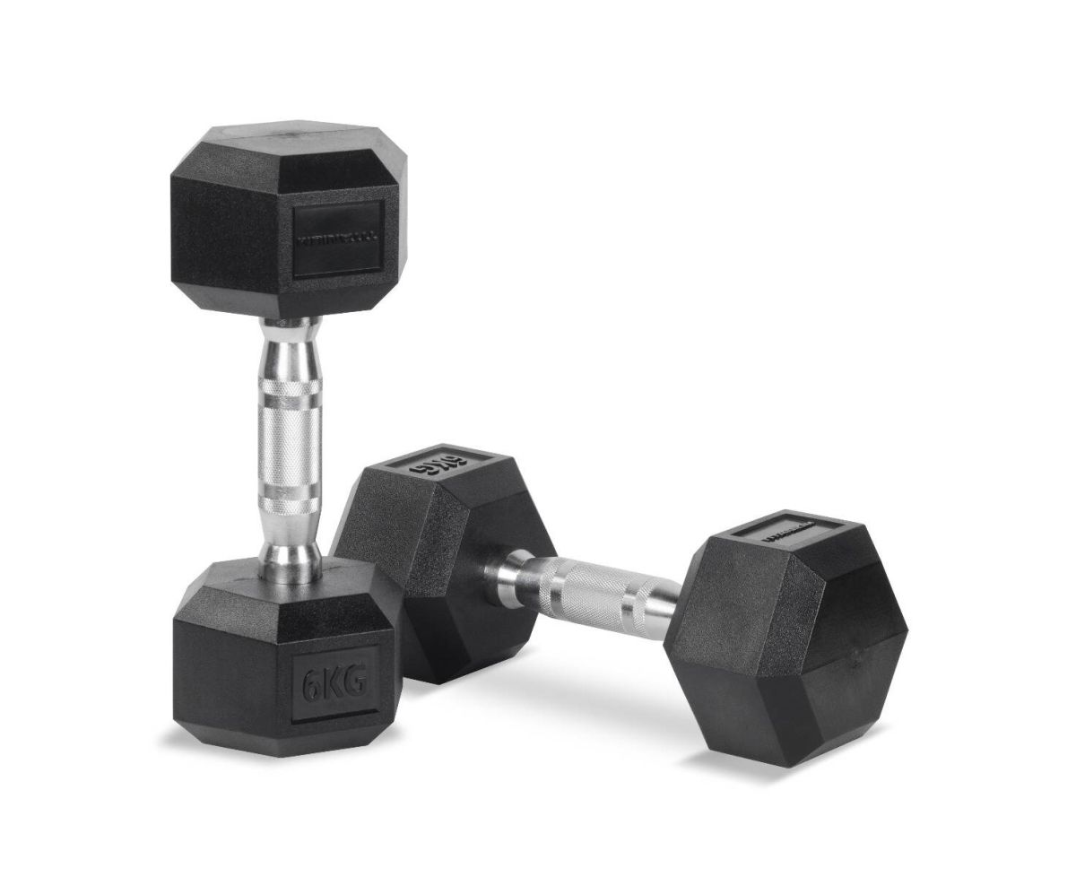 Titanium Strength Hexagonal Hantelset 2–20 kg mit Rack TH20