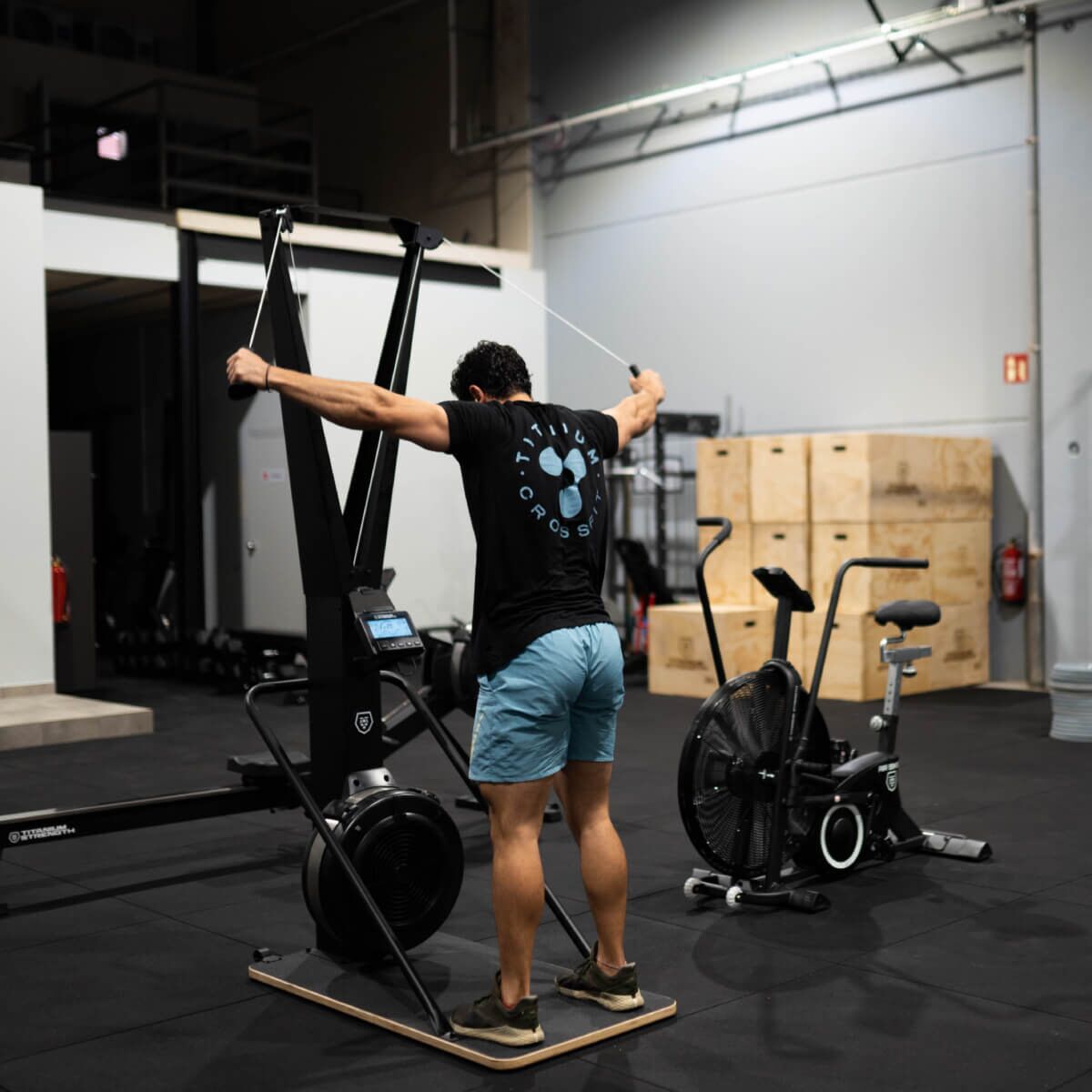 Titanium Strength Air Ski Trainer mit Plattform