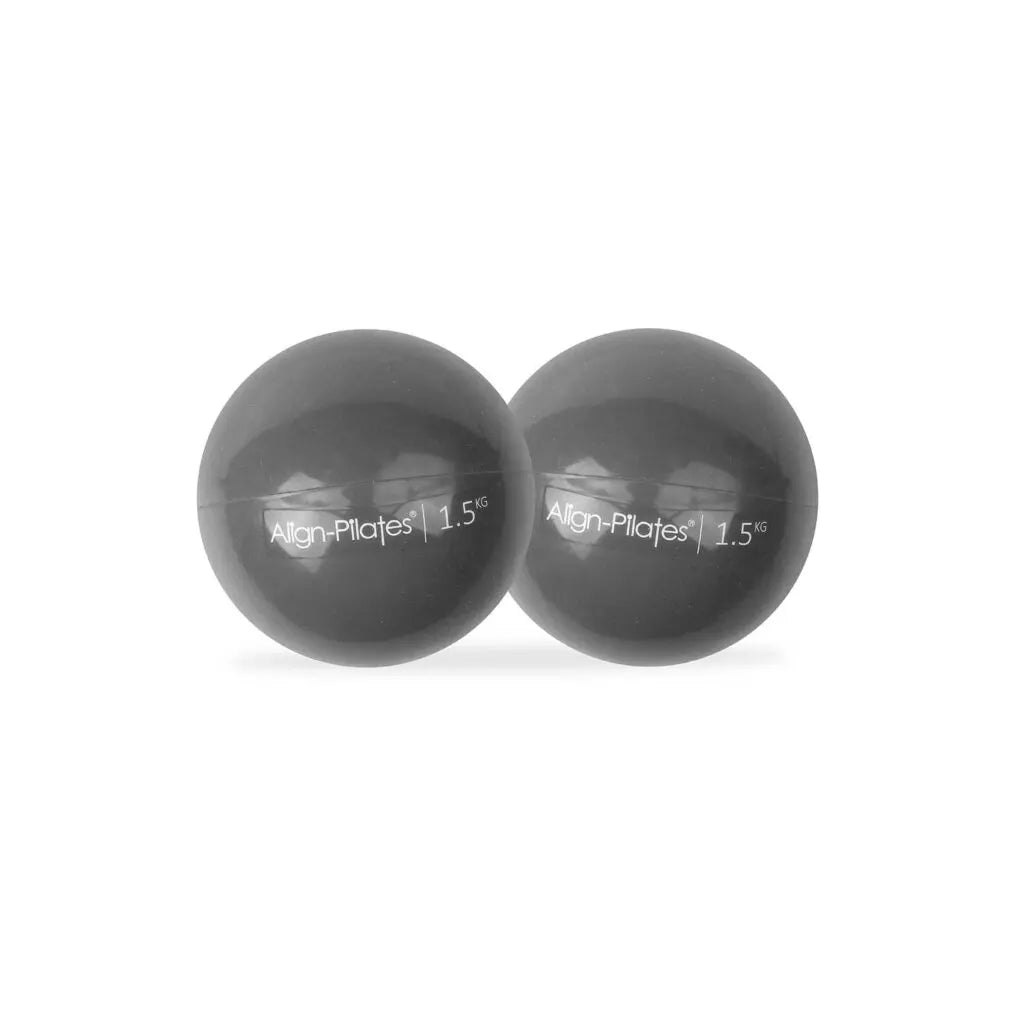 Align Pilates Soft Weights 1,5 kg im Paar in Graphite